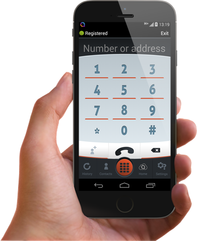 Mobile business voip app